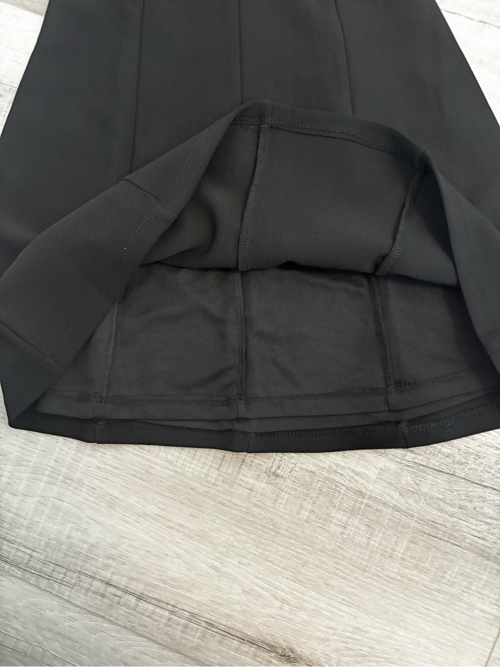 Princess Polly Black Rhinestone Trim Long Sleeve Mini Dress Size 6 - Picture 10 of 11